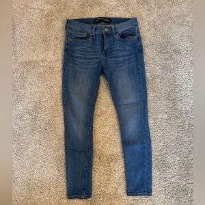 Express Women's Dark Blue Skinny Jeans